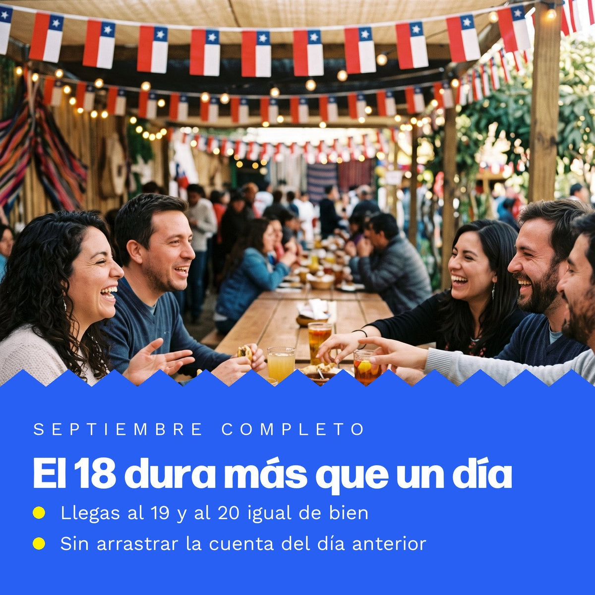 Mesa de fonda: el 18 dura más que un día, llegas al 19 y al 20 igual de bien