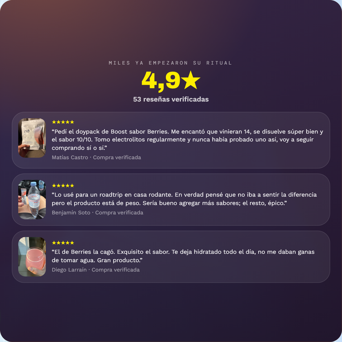 Irio Boost — Reseñas