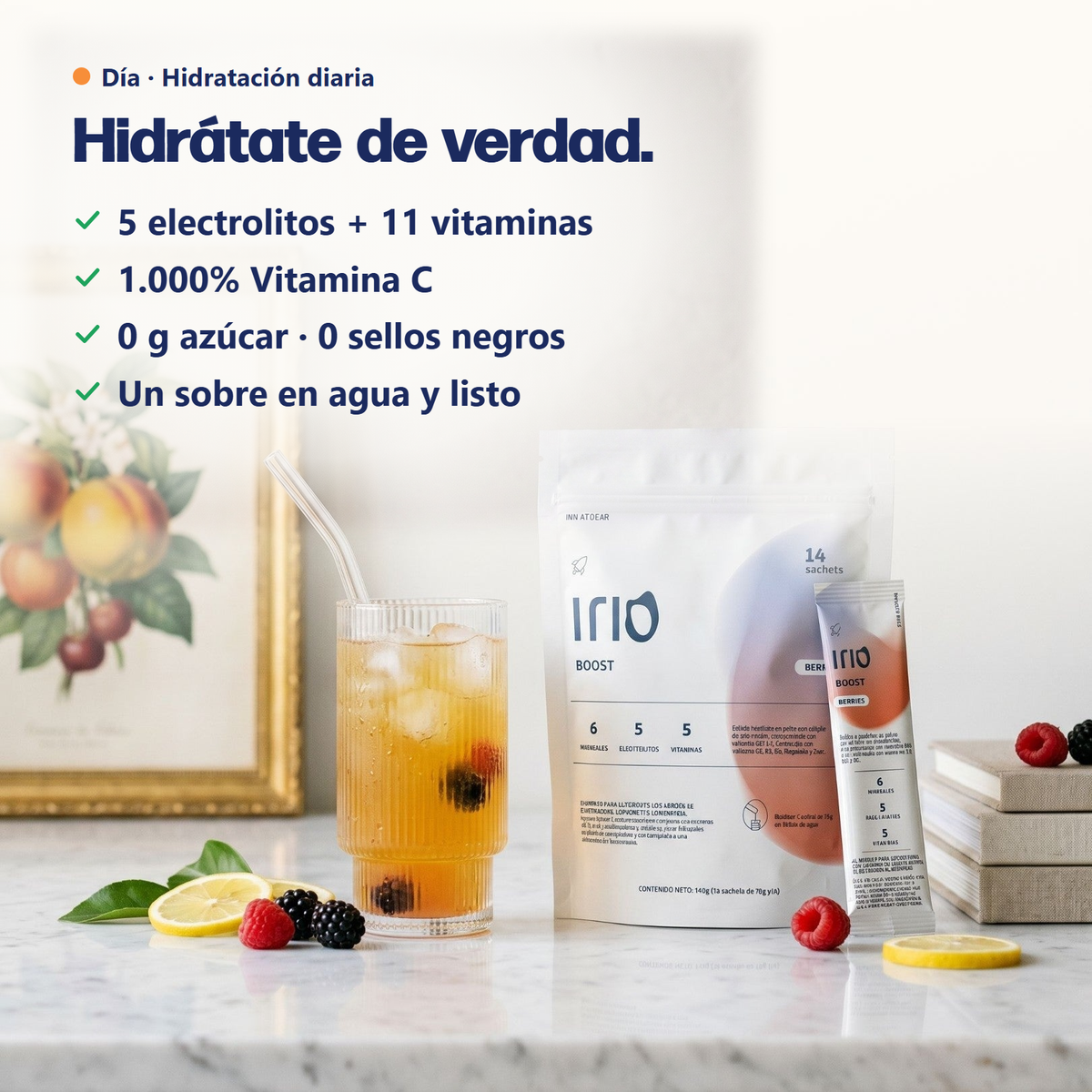 Irio Boost — Hidrátate de verdad