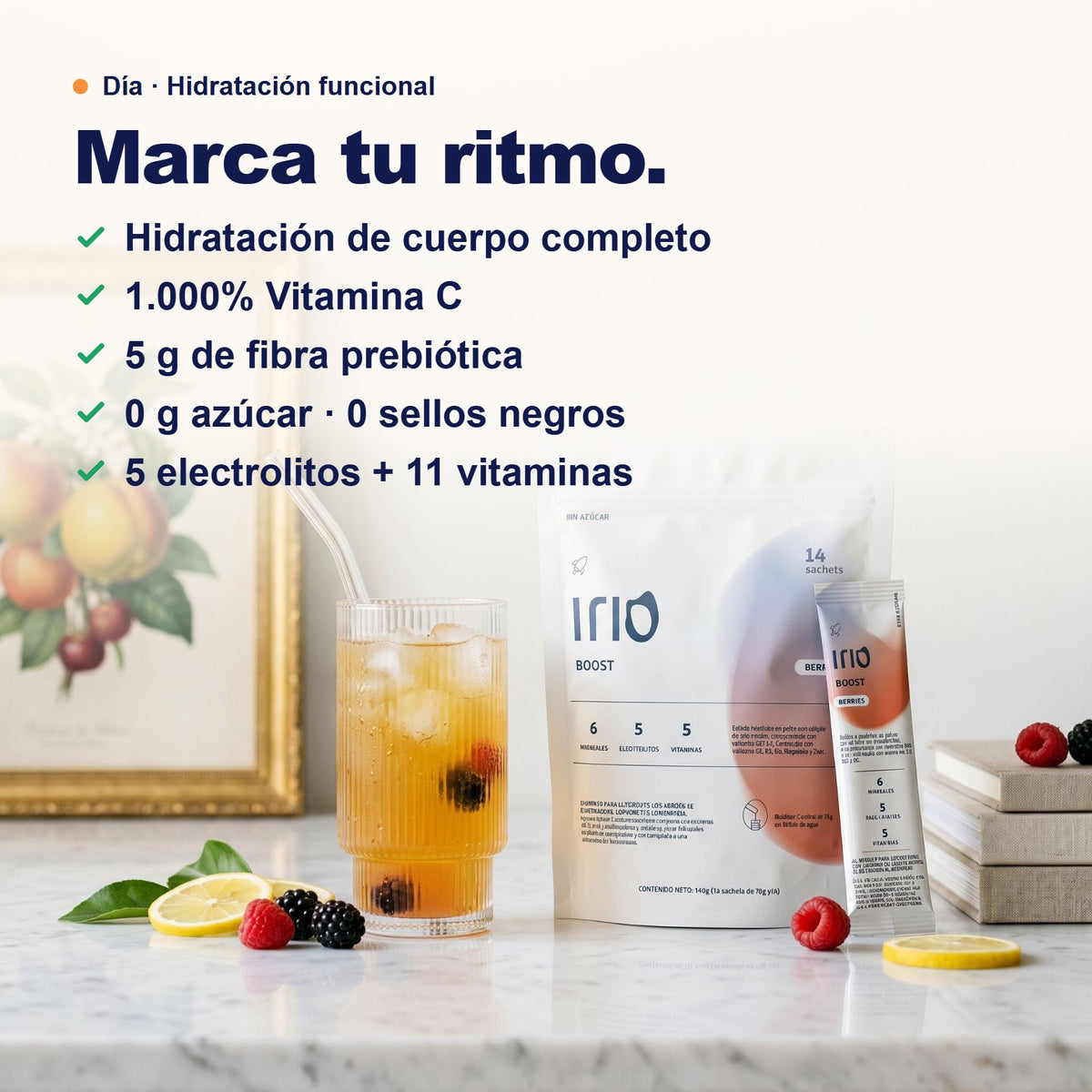 Irio Boost — beneficios