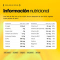 Información nutricional por lata de 473 mL de Irio ZERO Energy