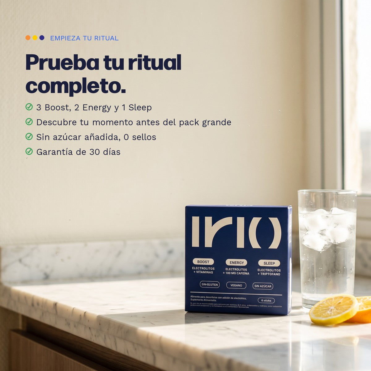 Starter Pack Irio — Prueba tu ritual completo